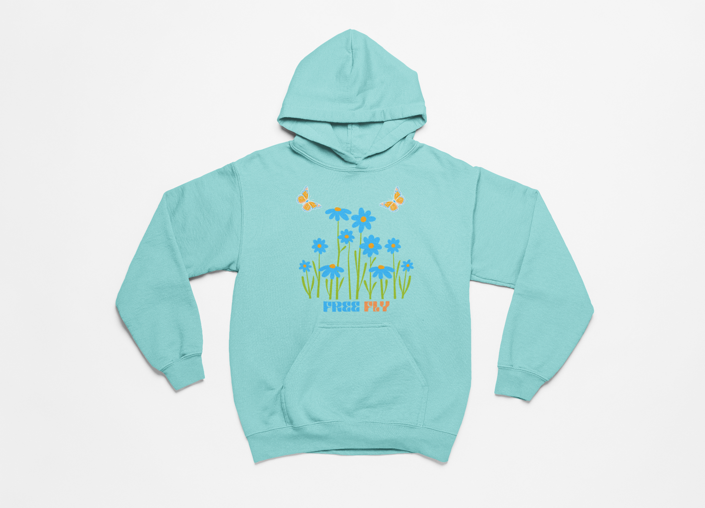 Free Fly Girls Printed Hoodies