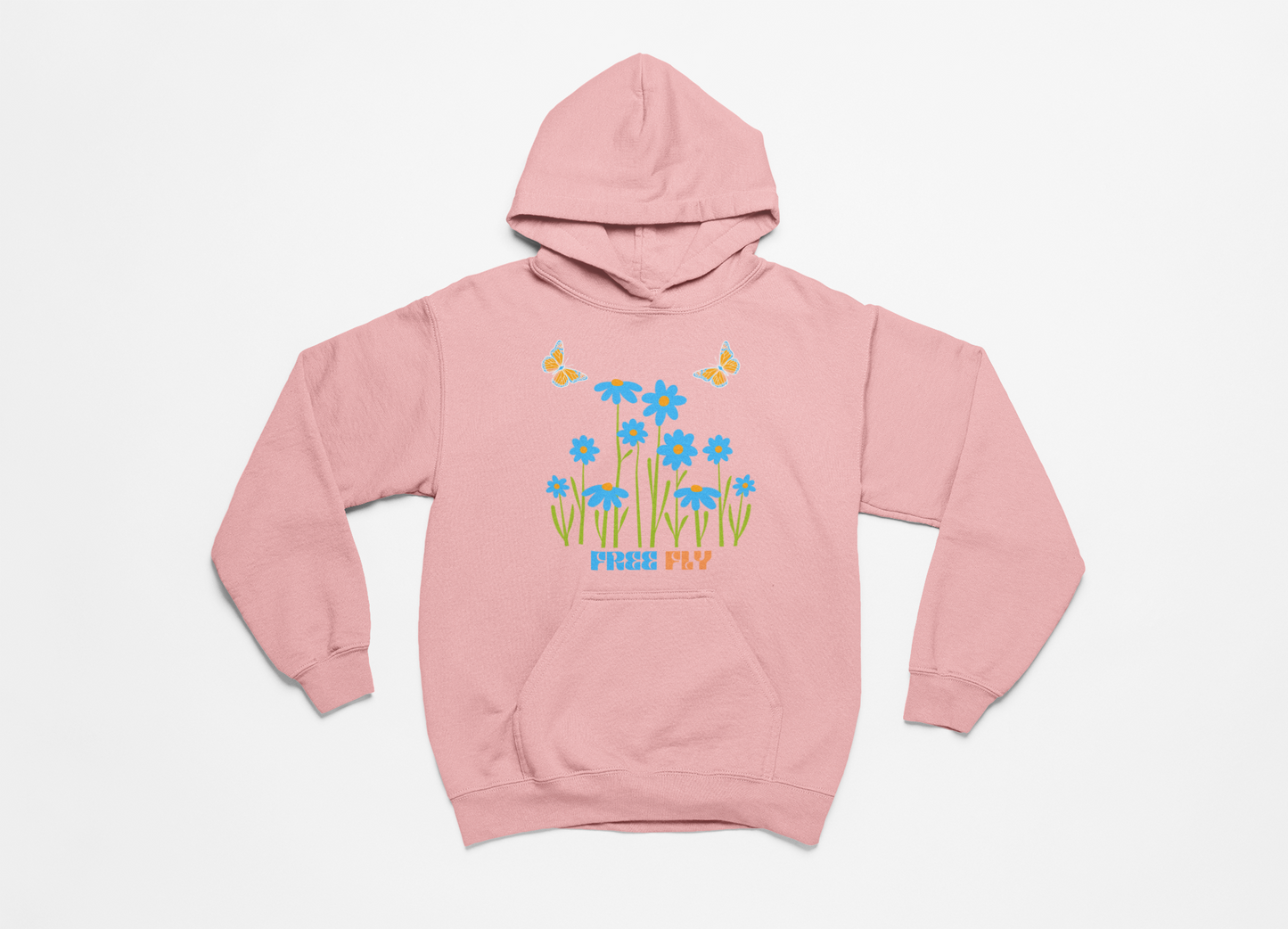 Free Fly Girls Printed Hoodies