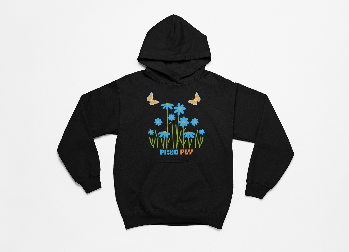 Free Fly Girls Printed Hoodies