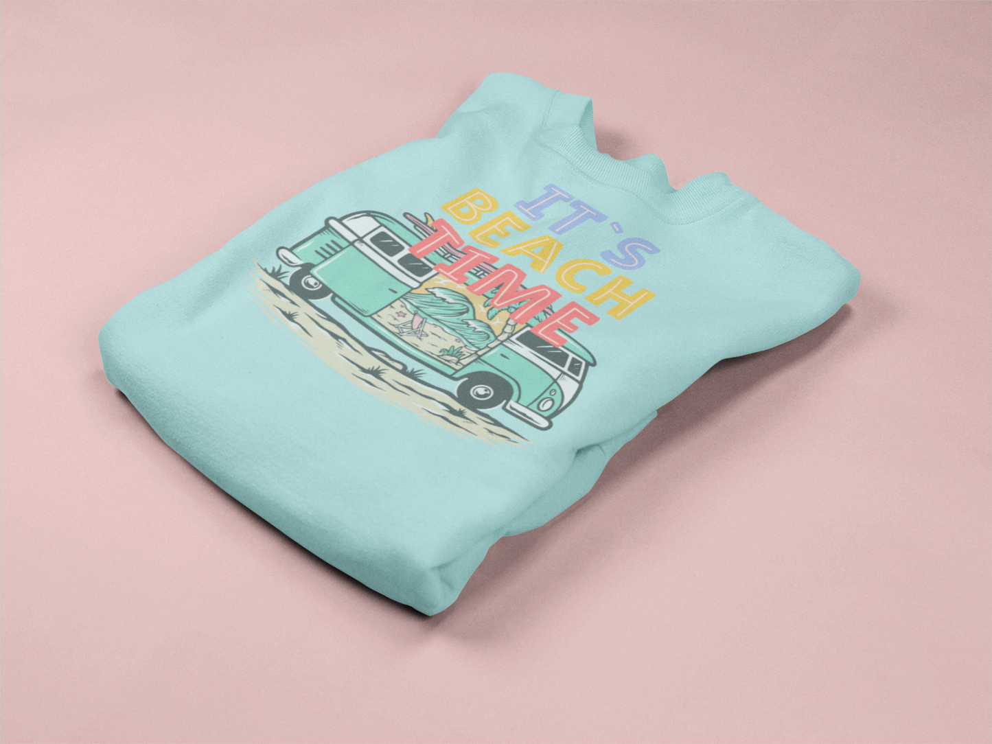 It's Time Beach Girls Printed SweatShirt