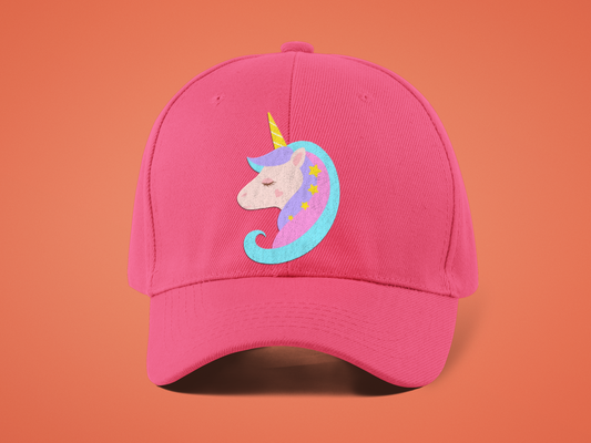 Unicorn Girls Printed Caps