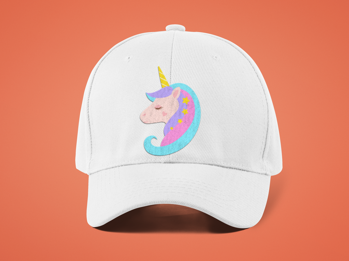 Unicorn Girls Printed Caps