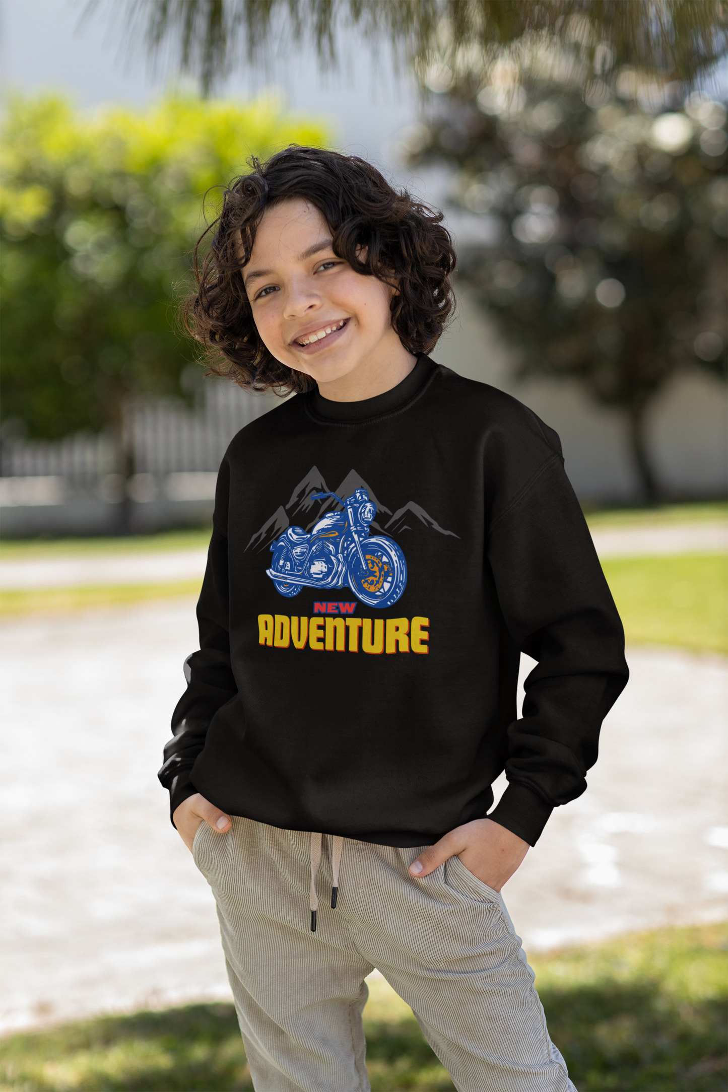 New Adventure Boys Printed SweatShirt