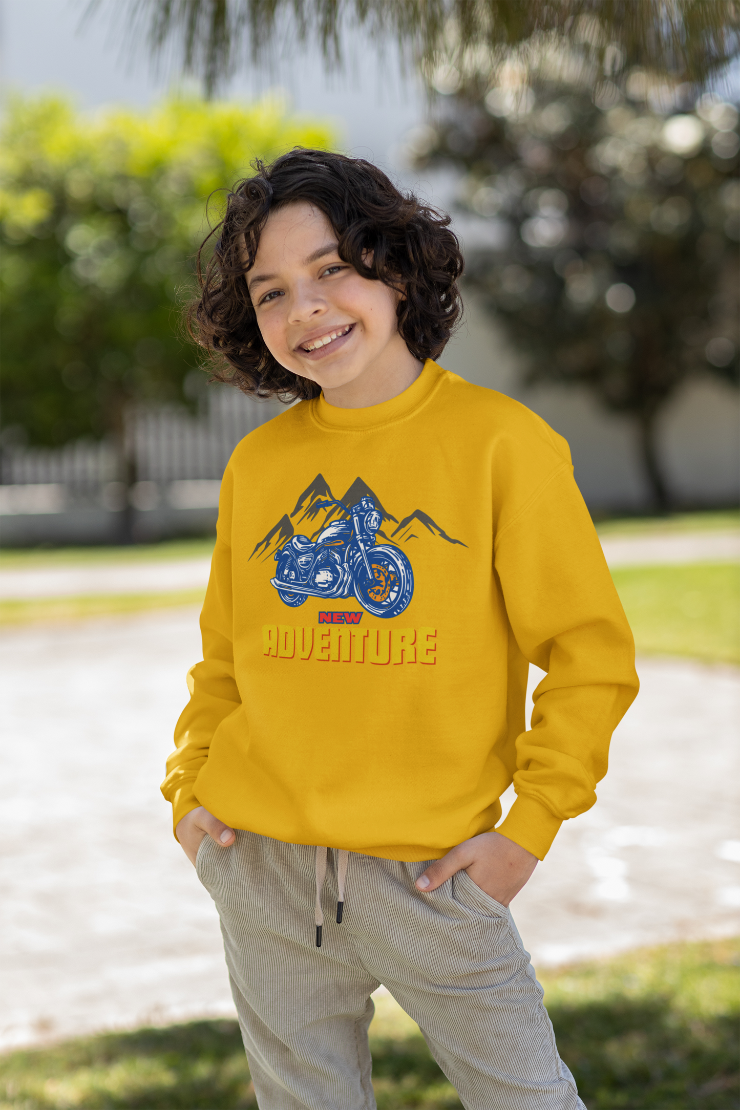 New Adventure Boys Printed SweatShirt