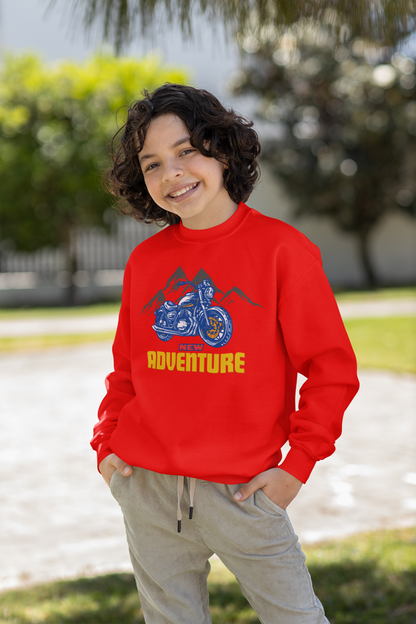 New Adventure Boys Printed SweatShirt