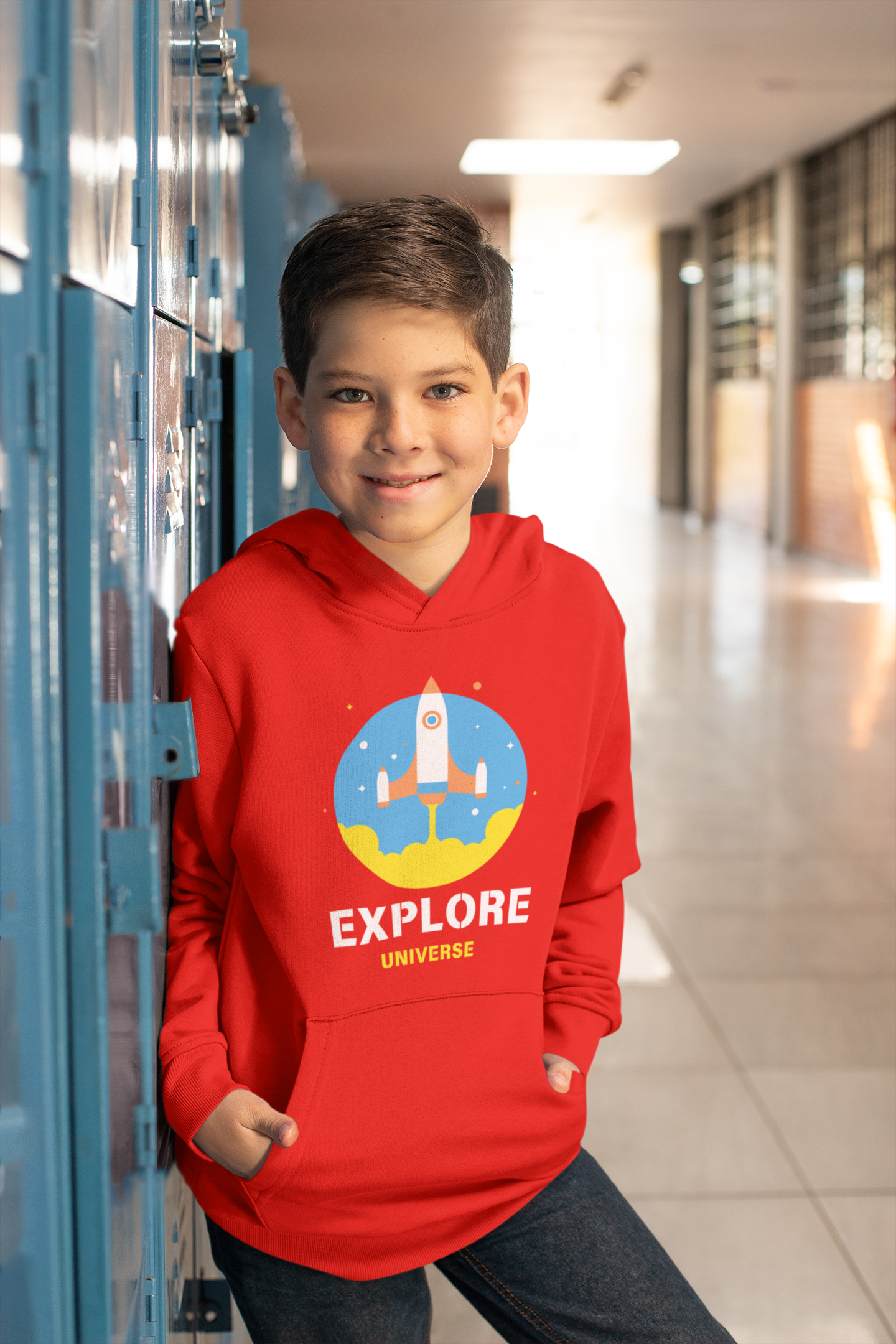 Explore Universe Boys Printed Hoodies