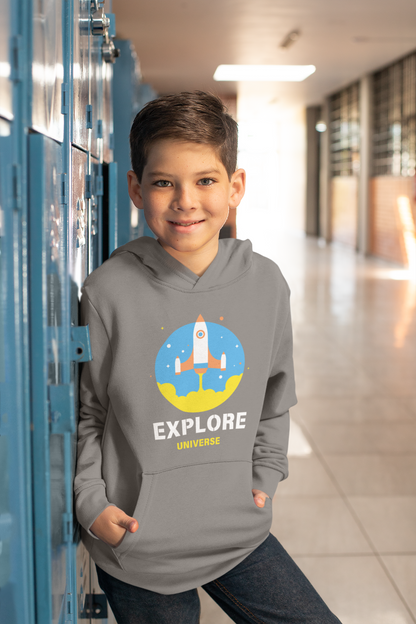 Explore Universe Boys Printed Hoodies