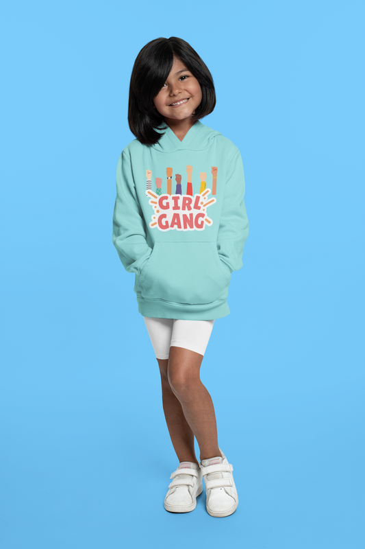 Girl Gang Girls Printed Hoodies