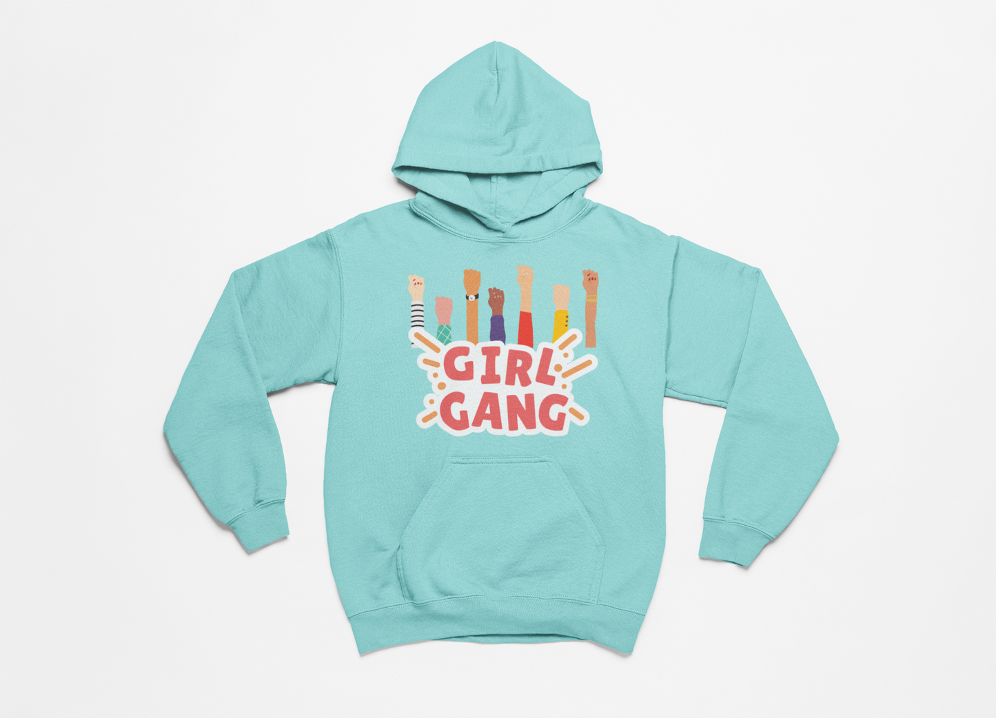 Girl Gang Girls Printed Hoodies