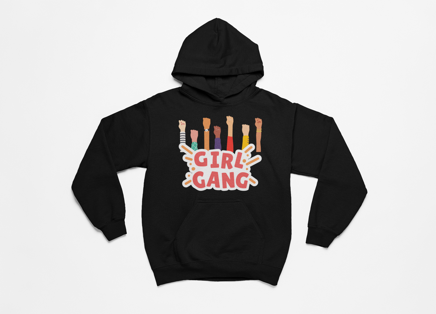 Girl Gang Girls Printed Hoodies