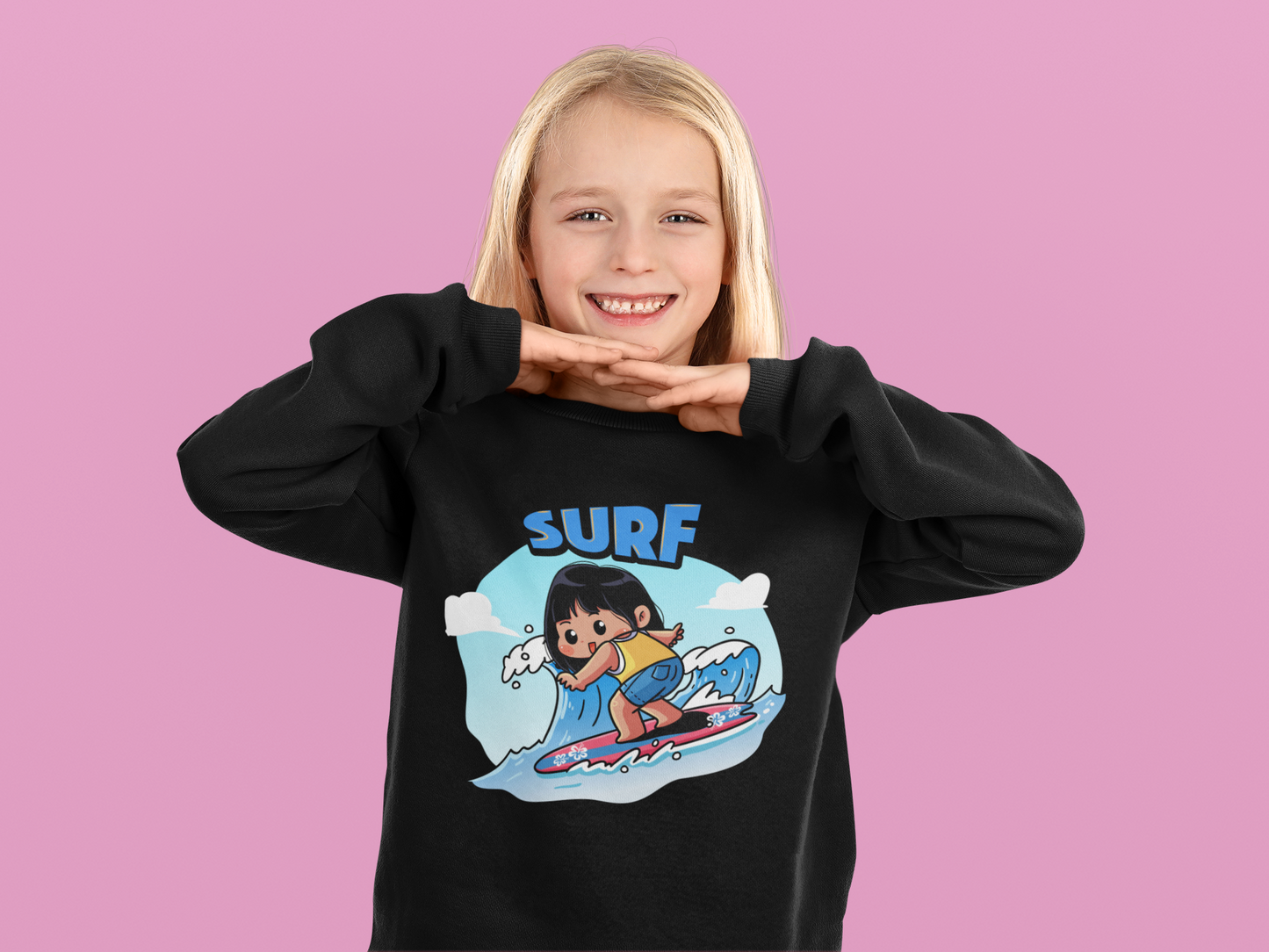 Surf Girls Printed SweatShirt