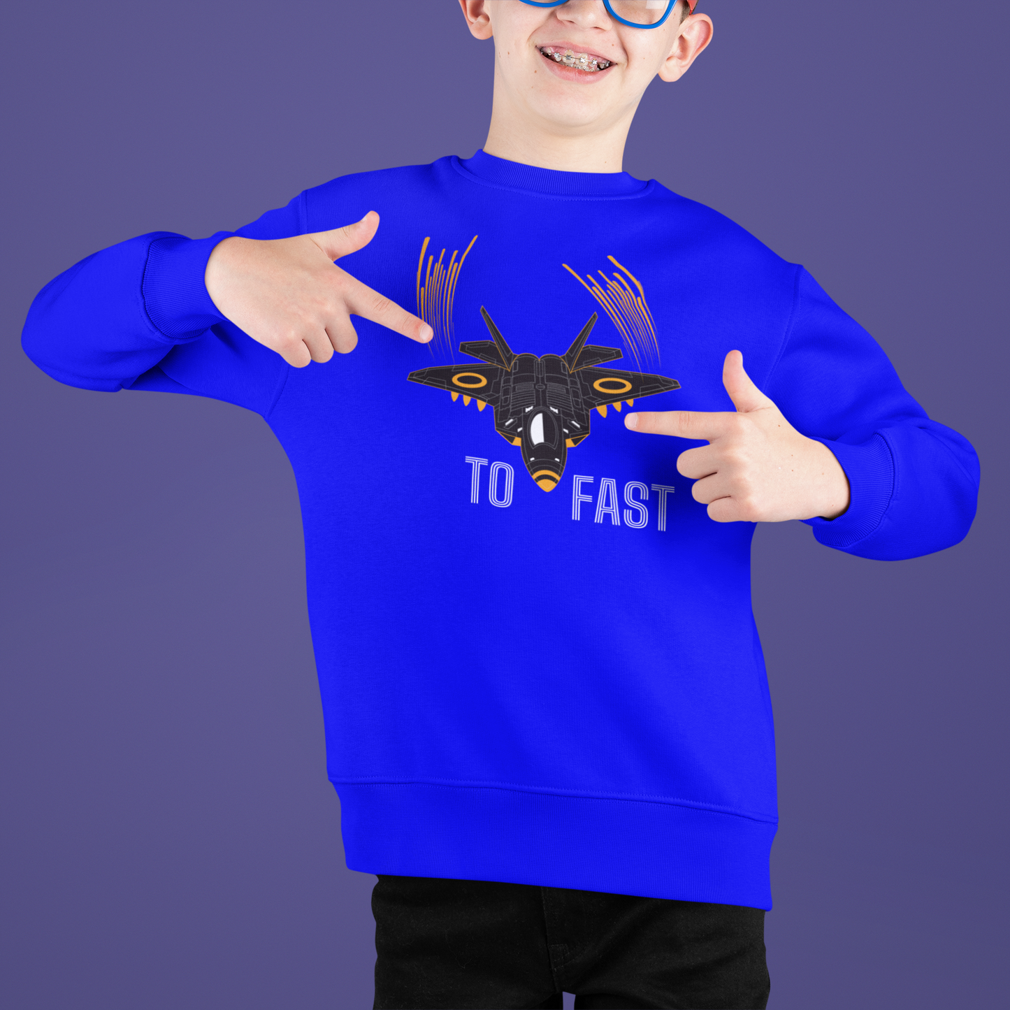 To Fast Boys Printed SweatShirt