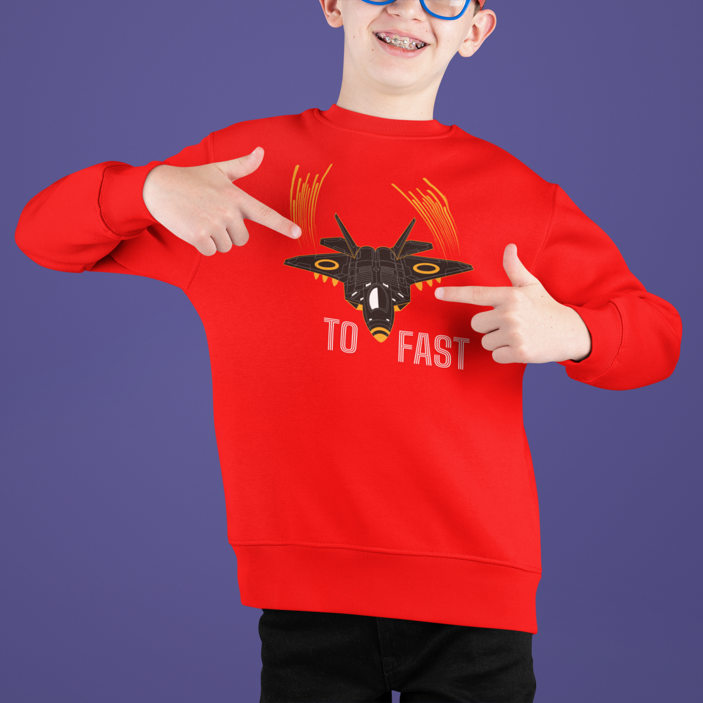 To Fast Boys Printed SweatShirt