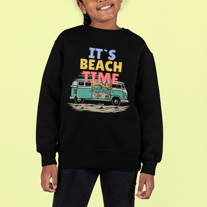 It's Time Beach Girls Printed SweatShirt