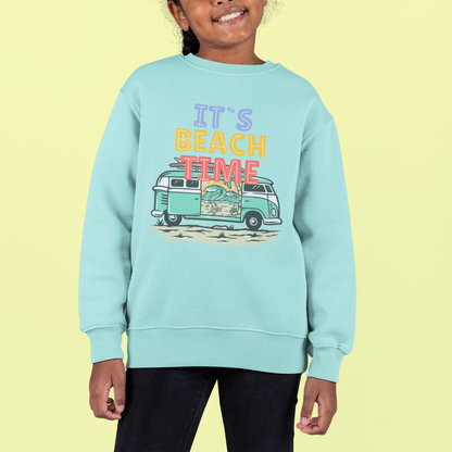 It's Time Beach Girls Printed SweatShirt